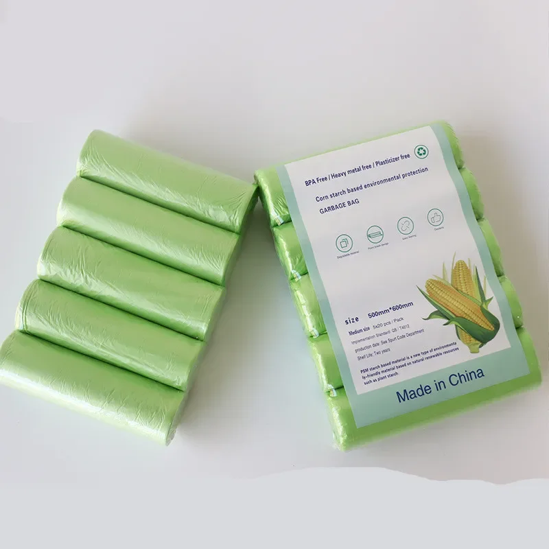Biodegradable Bin Liner - 100pcs Biodegradable Garbage Bags Classified Disposable