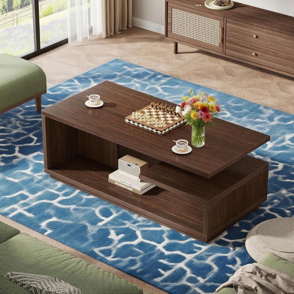 Sustainable Living Design - Handmade Durable Modern Solid Wood Coffee