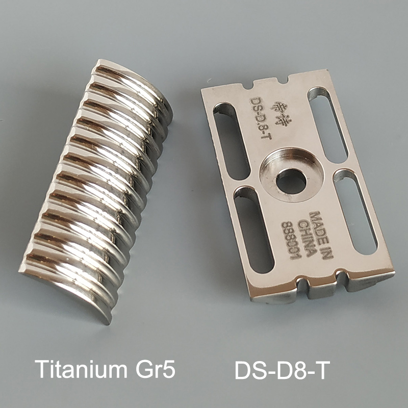 Dscosmetic D8 Brass/Ti/316 Sta - огляд і ціна Safety Razor Handle