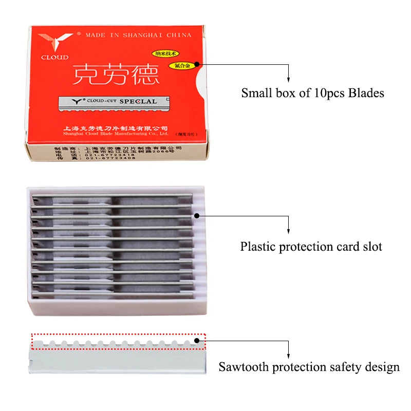 Meisha 50/100pcs Safety Hair T - огляд і ціна Safety Razor Handle