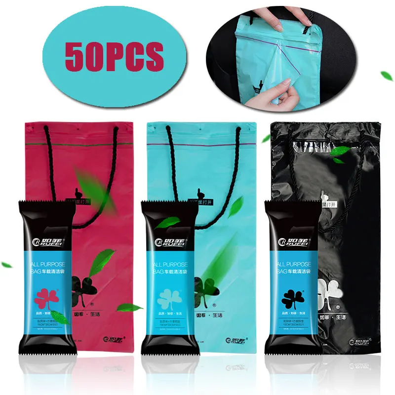 50 Pcs Car Disposable Trash Ba - огляд і ціна Biodegradable Bin Liner